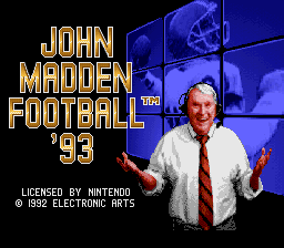 John Madden Football '93